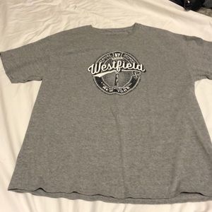 Westfield New York Mens Graphic Tee Black and Gray Medium